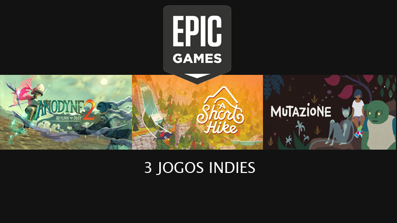 3 jogos grátis na Epic Games