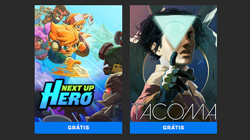 Next Up Hero e Tacoma estão grátis na Epic Games