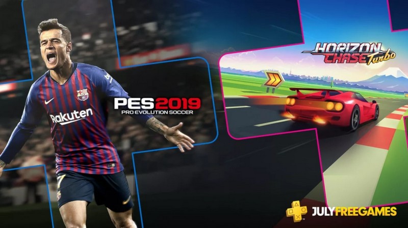 PSN Plus terá PES 2019 e Horizon Chase Turbo em Julho de 2019