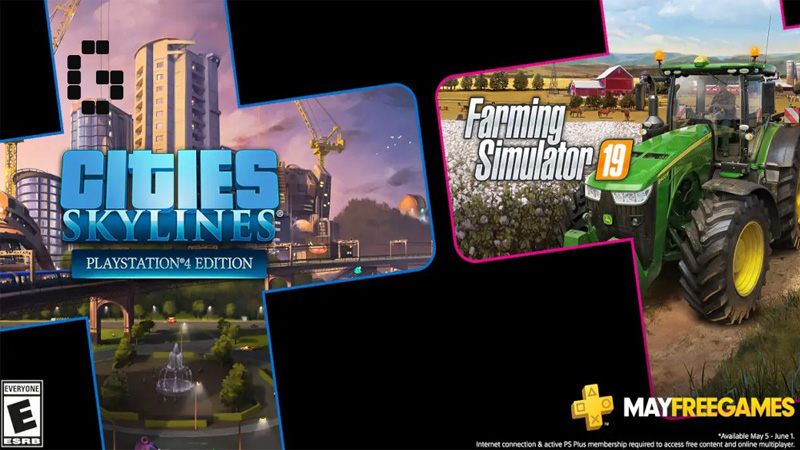 Cities: Skylines e Farming Simulator 19 grátis na PSN Plus